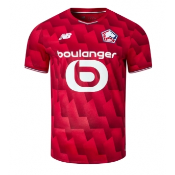 Lille OSC Maglia Gara Casa Repliche 2025-26 Maniche Corte